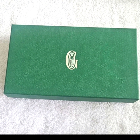 GOYARD Long Leather Wallet Matignon GM Wallet Orange Signature Chevron In Box - Picture 10 of 10